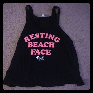 PINK "Resting Beach Face" tank